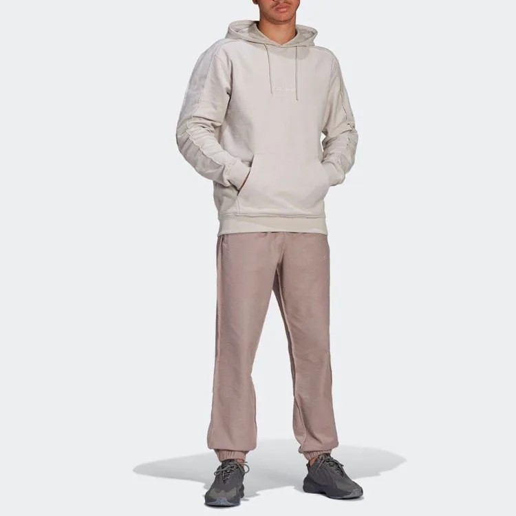 Adidas Originals Вязаные спортивные штаны мужские розово-фиолетовые с манжетами — фото 4
