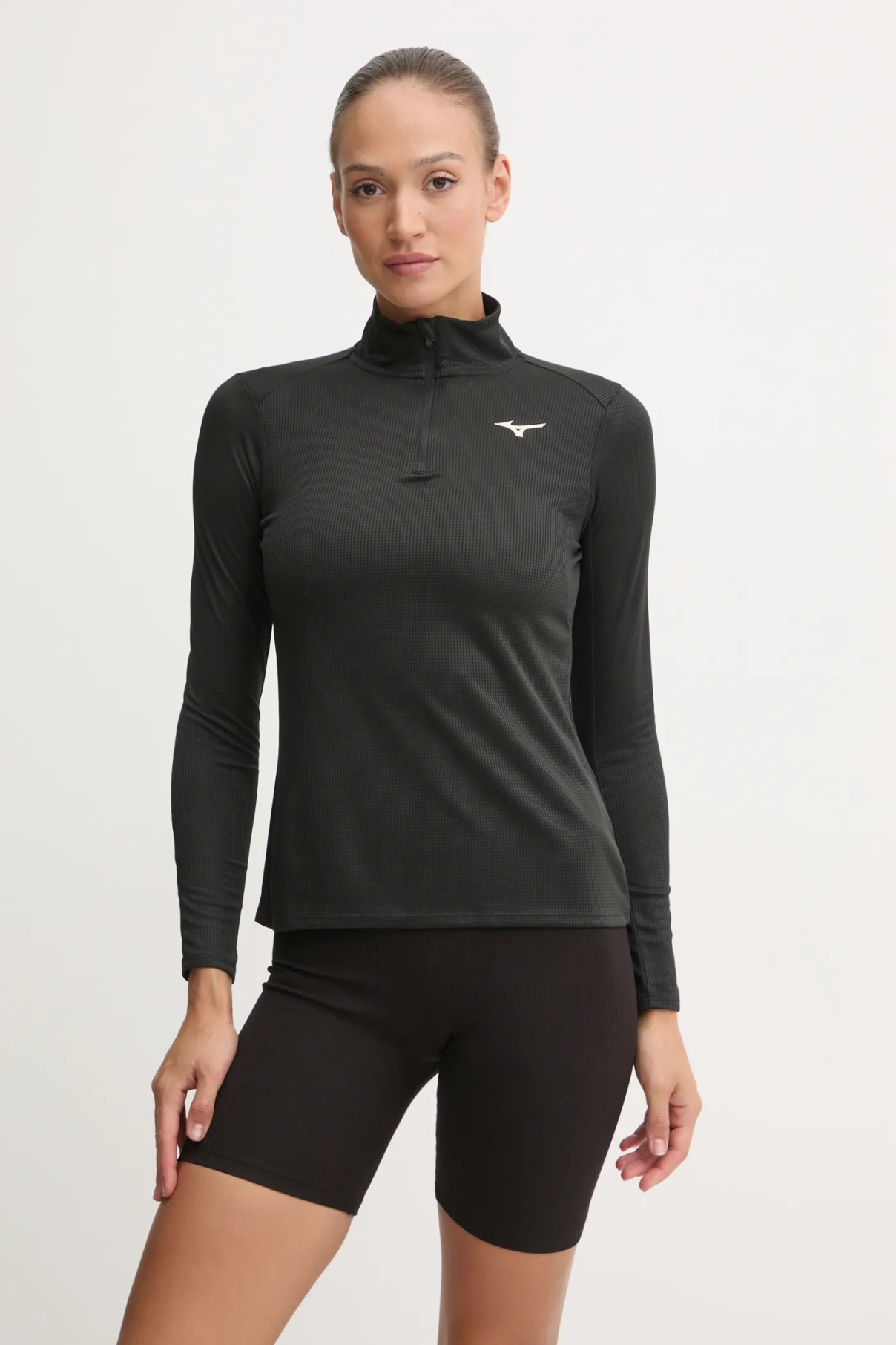 

Толстовка для бега Dryaeroflow Mizuno, черный