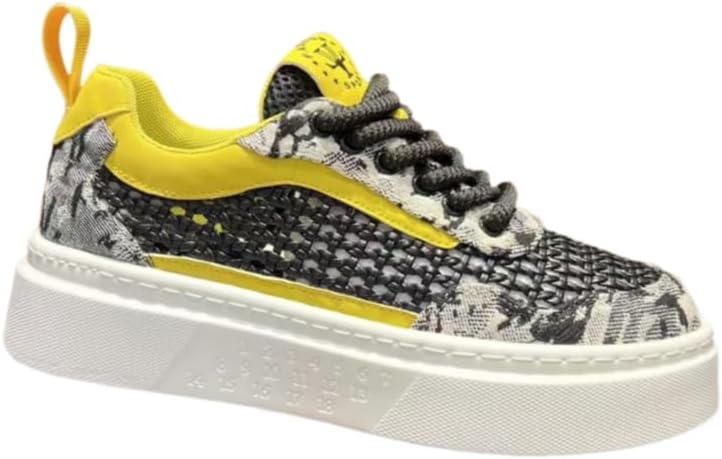 

Мужские дышащие повседневные обувь с тканой сеткой для активного отдыха - комфорт и вентиляция Hoalox, черный