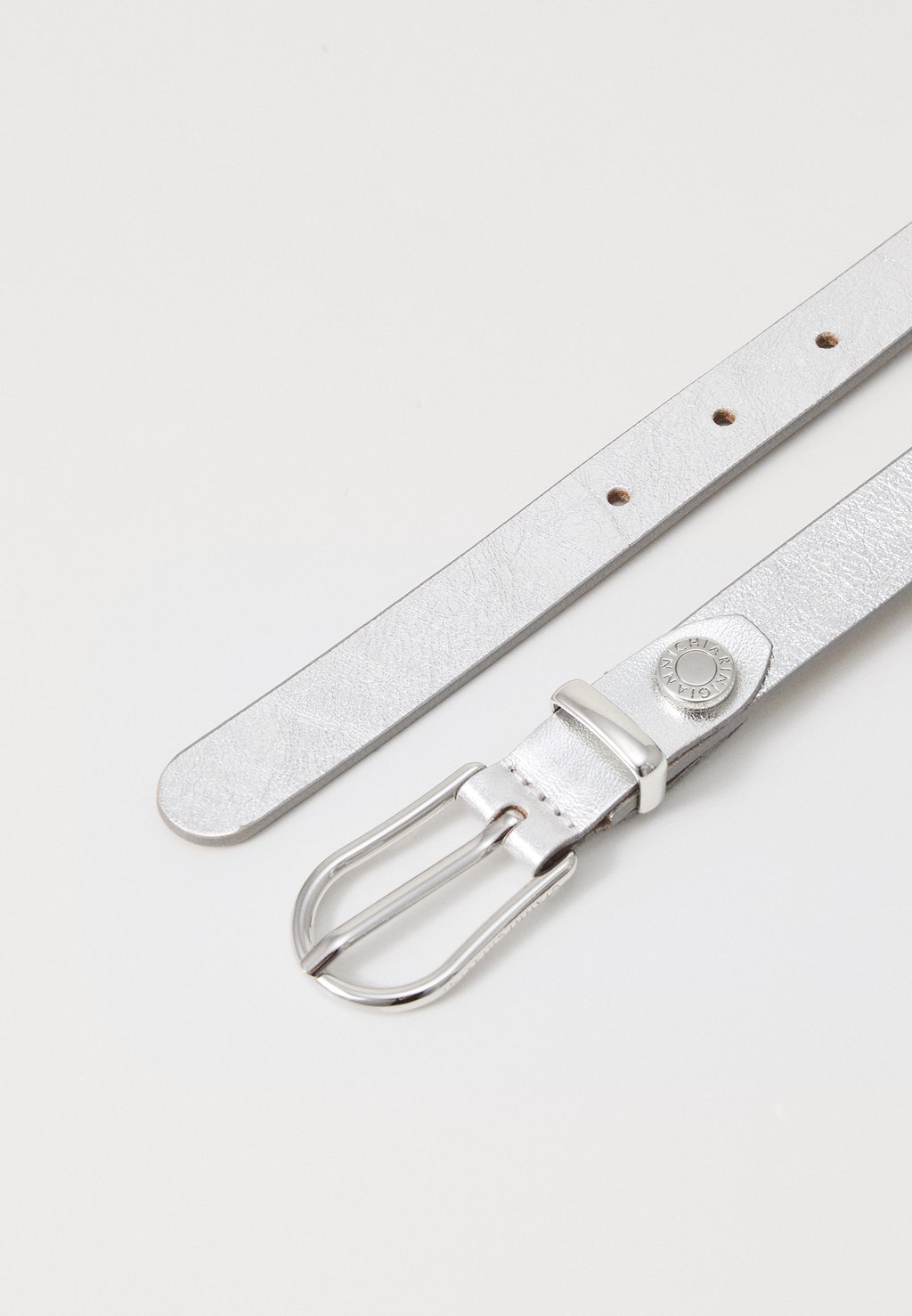 

Ремень Gianni Chiarini, серебристый