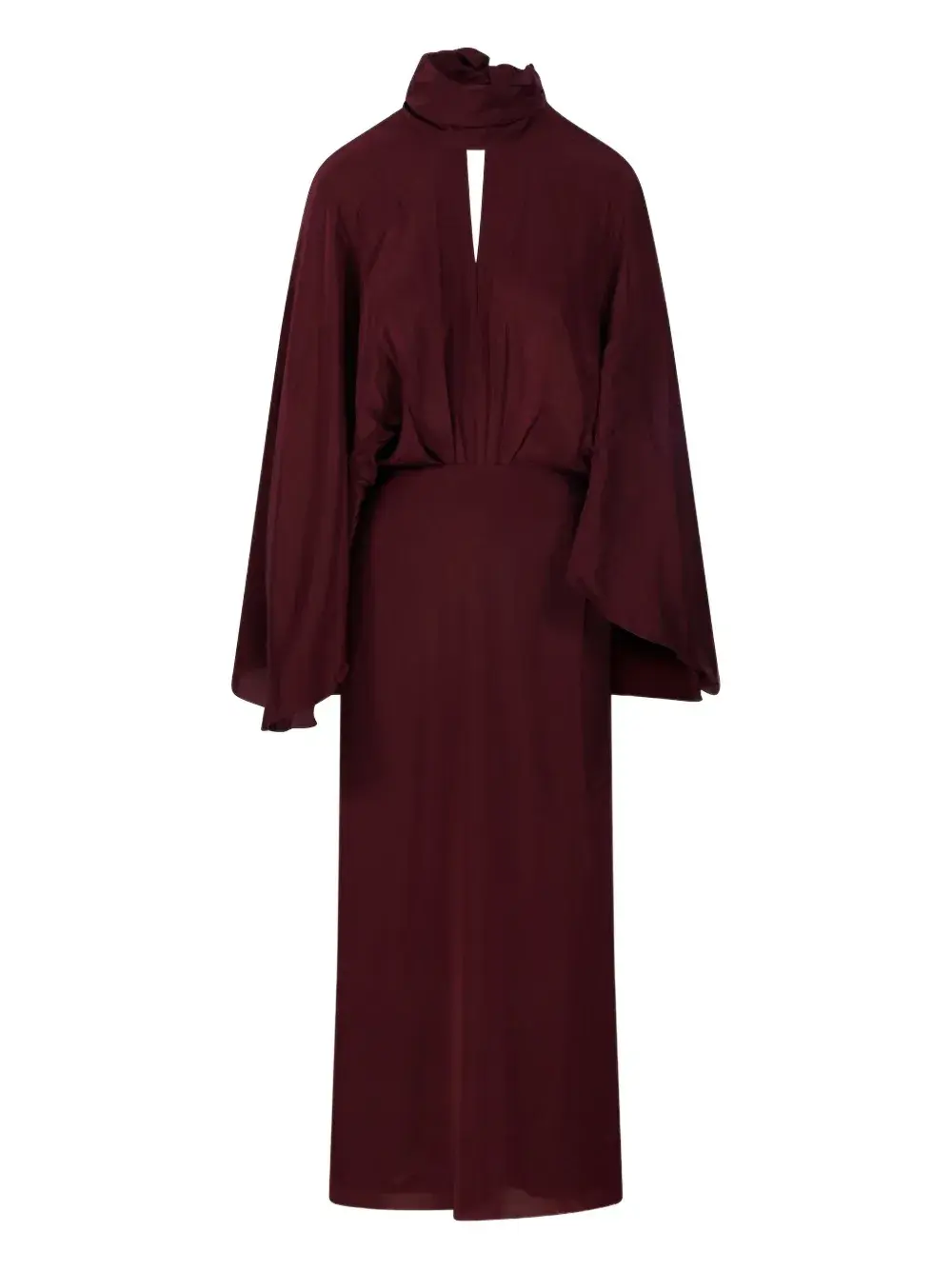 

Платье миди с высоким воротником Johanna Ortiz, красный