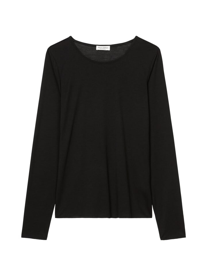 

Лонгслив Marc O'Polo regular, черный