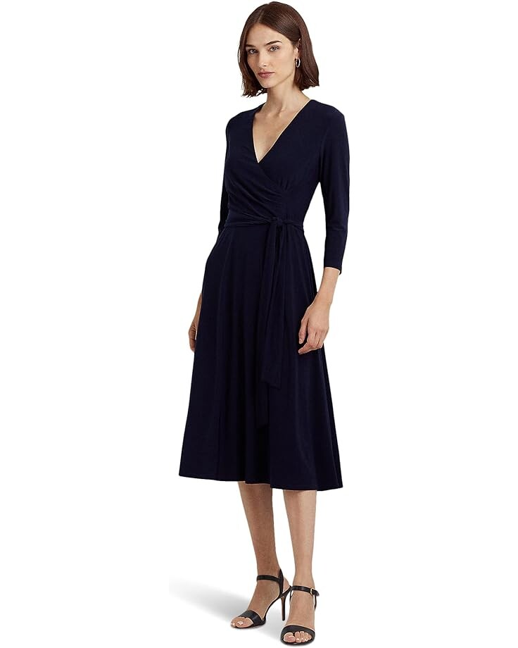 

Платье LAUREN Ralph Lauren Jersey-Matte Midi, цвет Lighthouse Navy