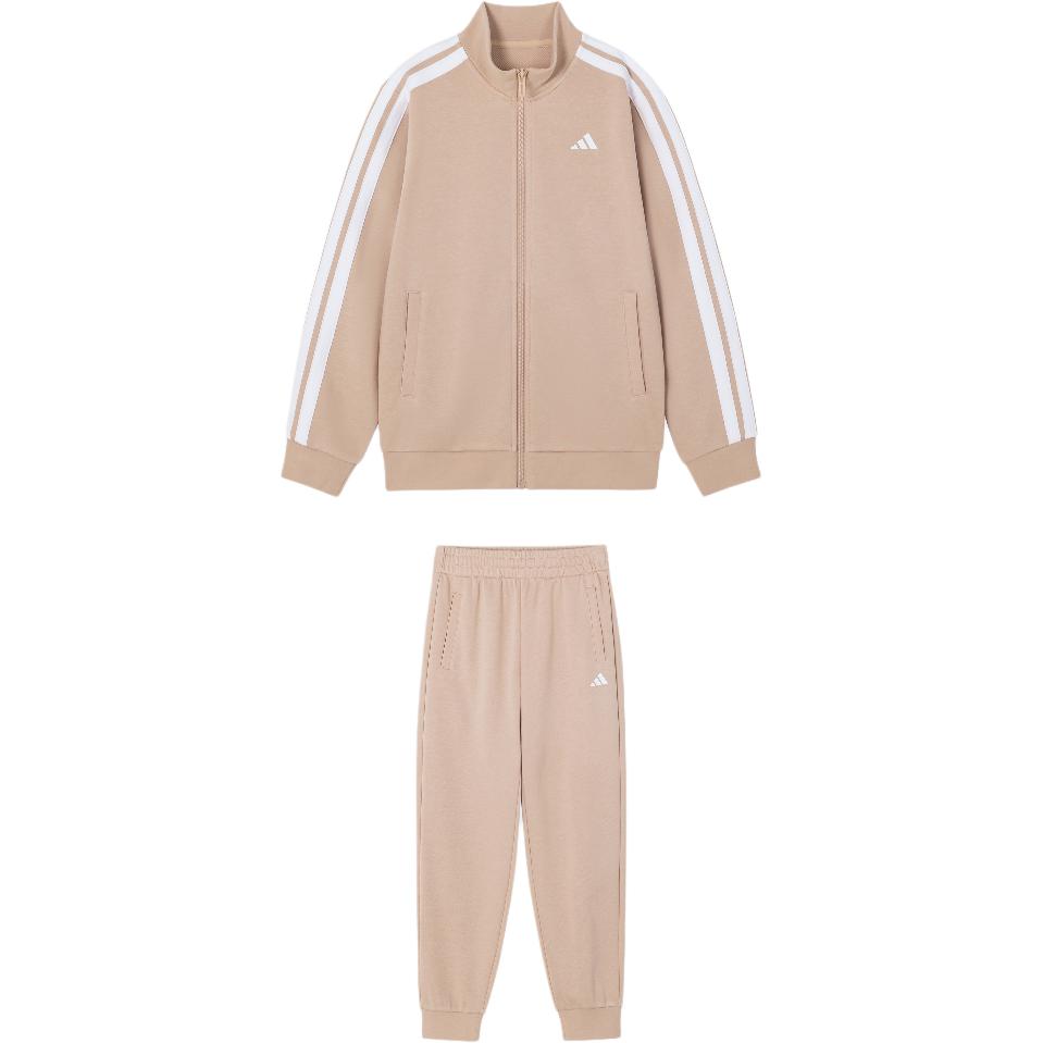 Спортивный костюм Casual Sportswear JK VR Pearl Smoke Gray для детей 3-7 лет Adidas, серый — фото 3