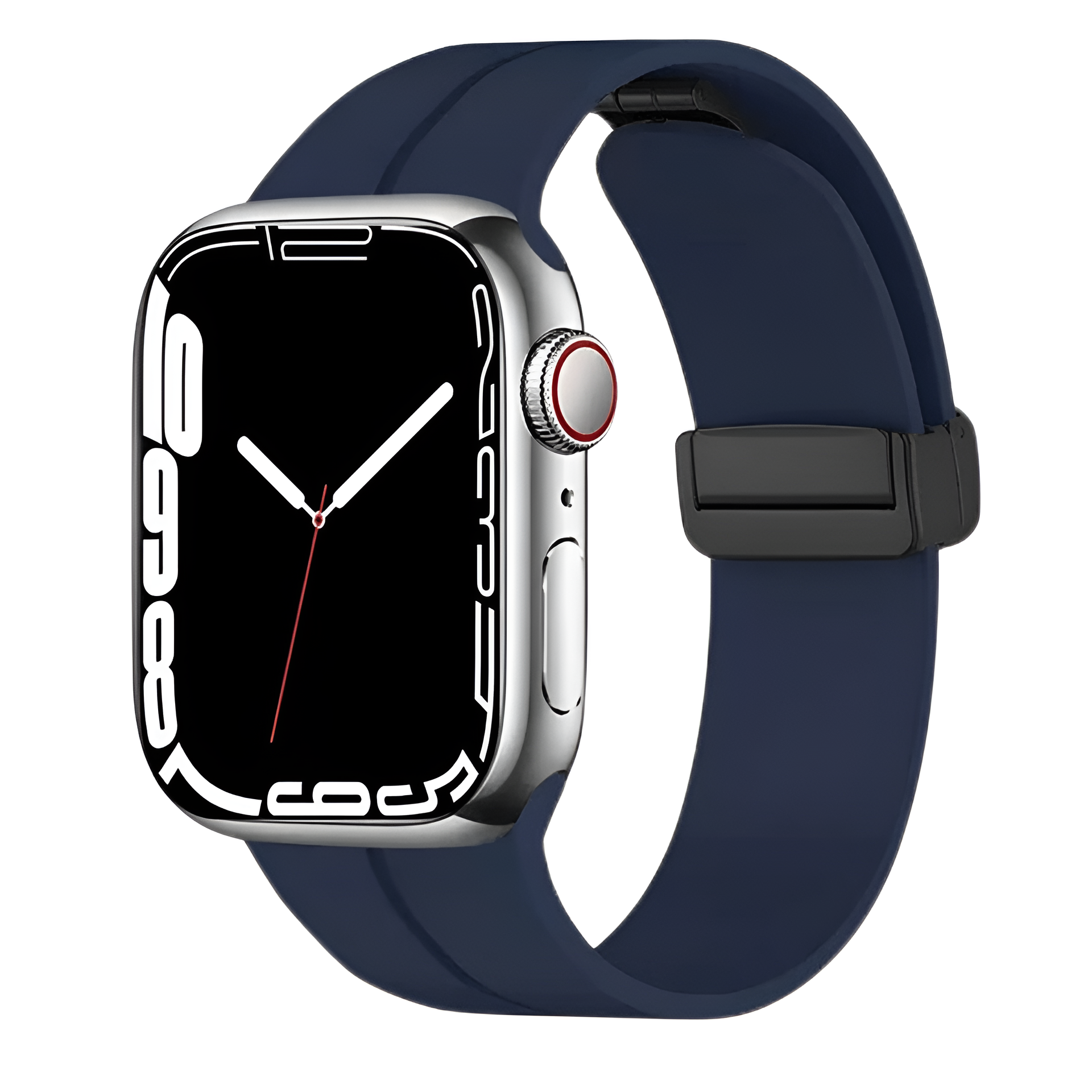 

Zhongwo Часы Strap Apple Compatibility Silicone Material 49mm, Navy Blue
