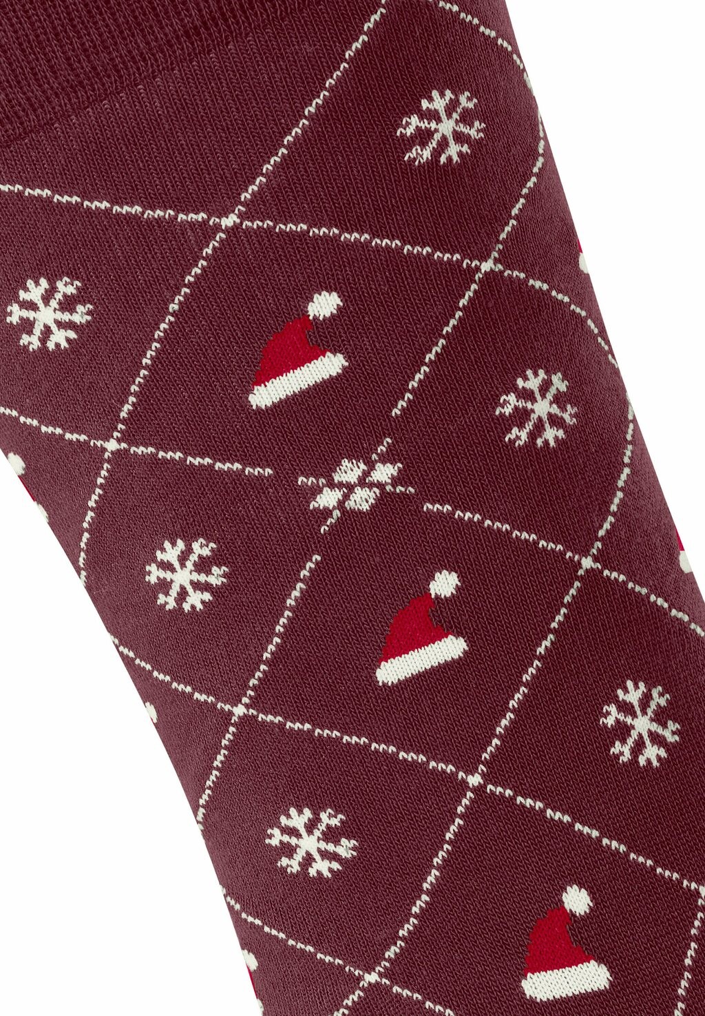 

Носки X-MAS ARGYLE Burlington, красный
