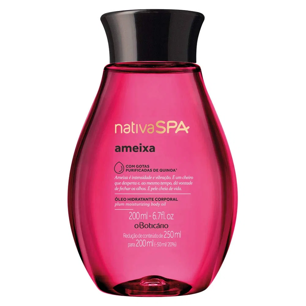 Увлажняющее масло для тела «Nativa Spa Ameixa» от Boticario Boticario
