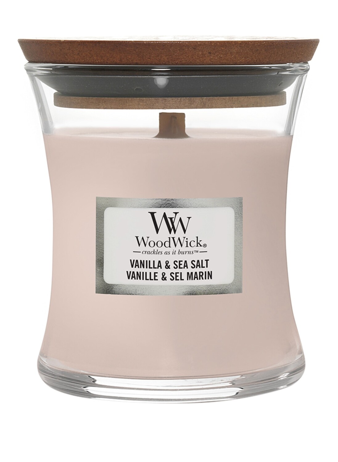 

Ароматическая свеча Woodwick VANILLA & SEA SALT