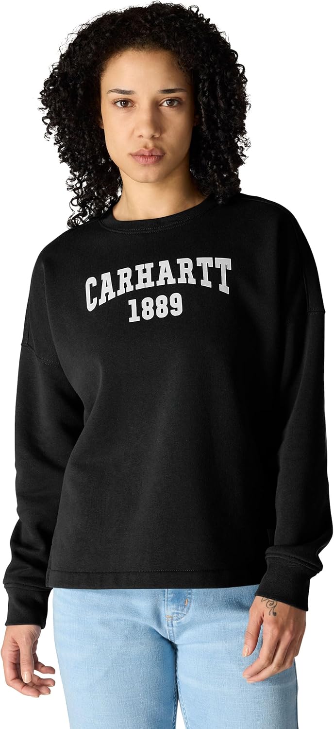 

Carhartt женская свободная толстовка Midweight Graphic, Black