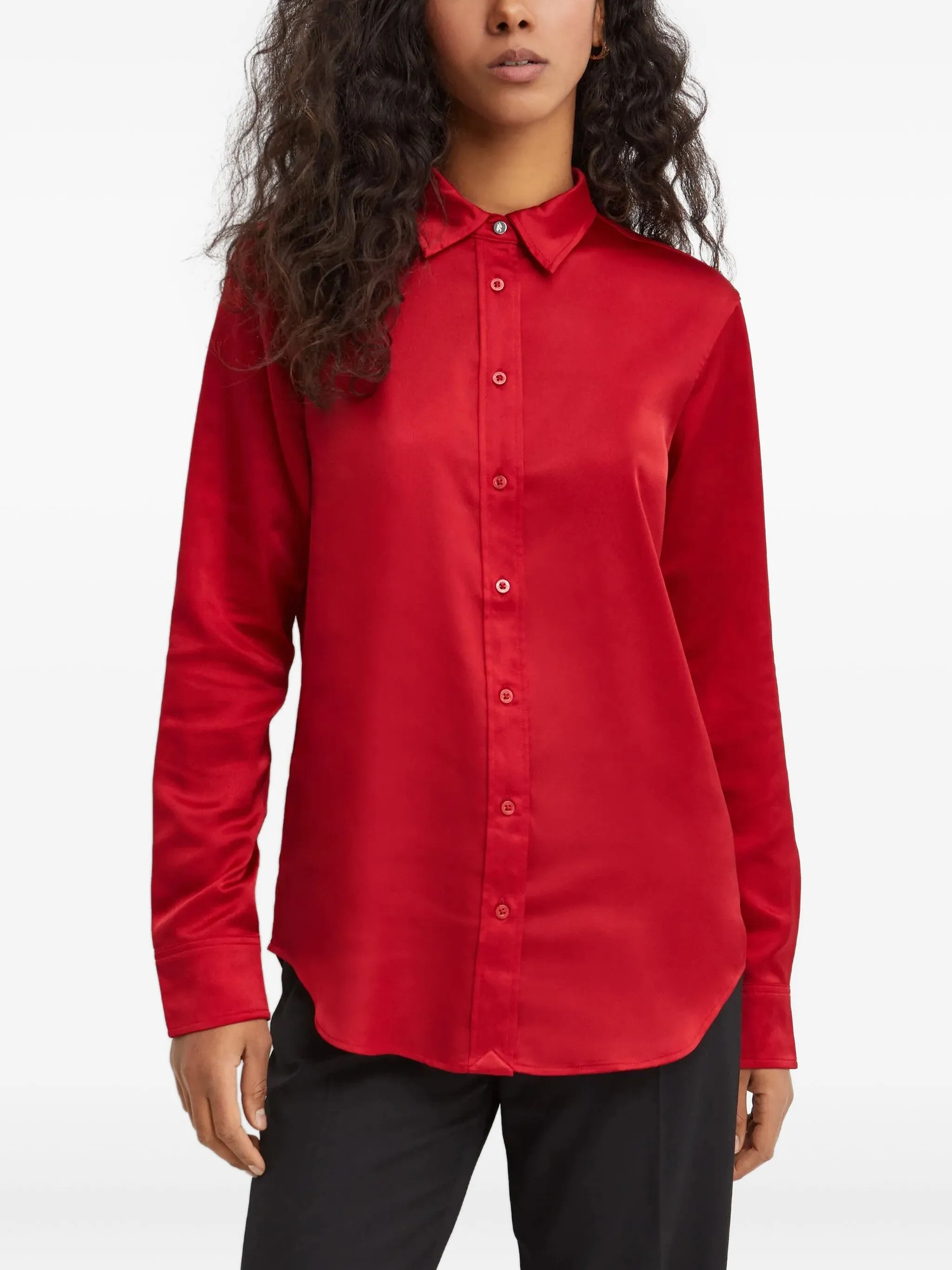 

Рубашка с длинными рукавами Lauren Ralph Lauren, красный