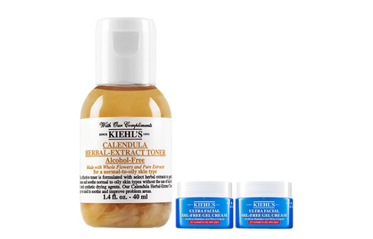 

Наборы для путешествиков с календулой / пробные наборы unisex Kiehl's