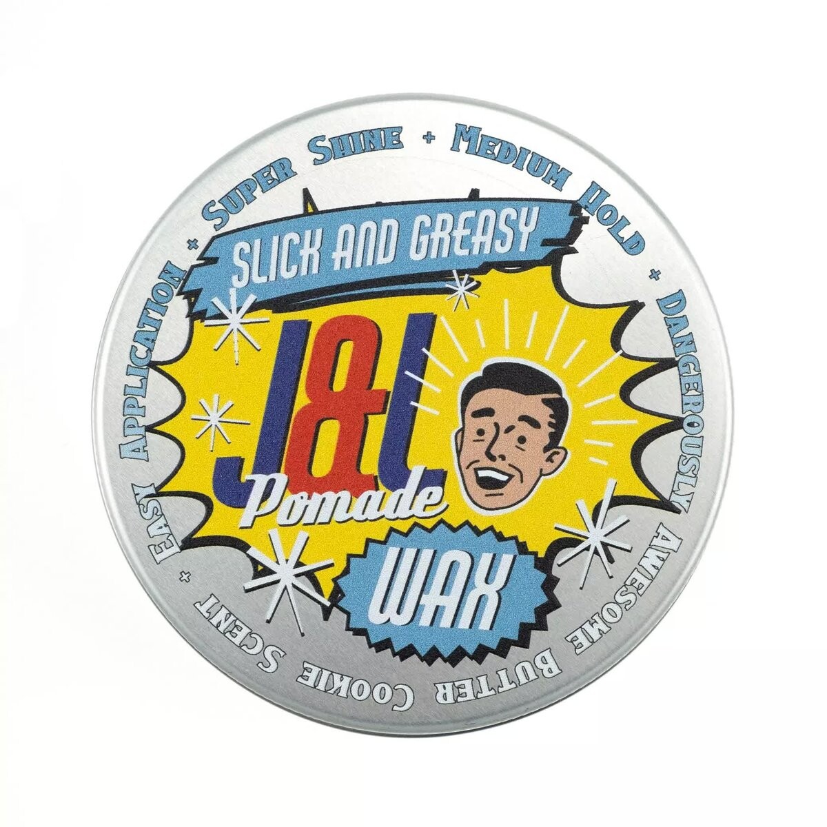 

JnL Pomades, Помада для волос, скользкая и жирная, 100 мл
