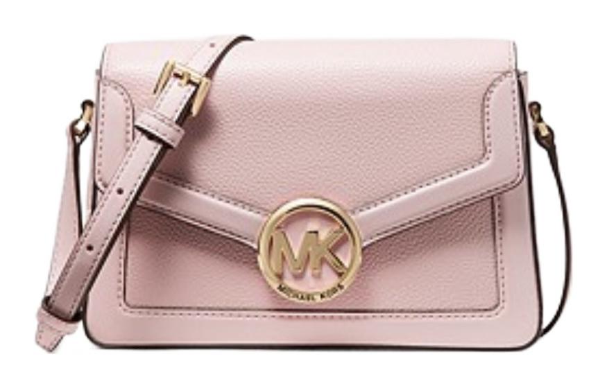 

Дамская кожаная сумка через плечо Джесси, средний размер, розовая MICHAEL KORS