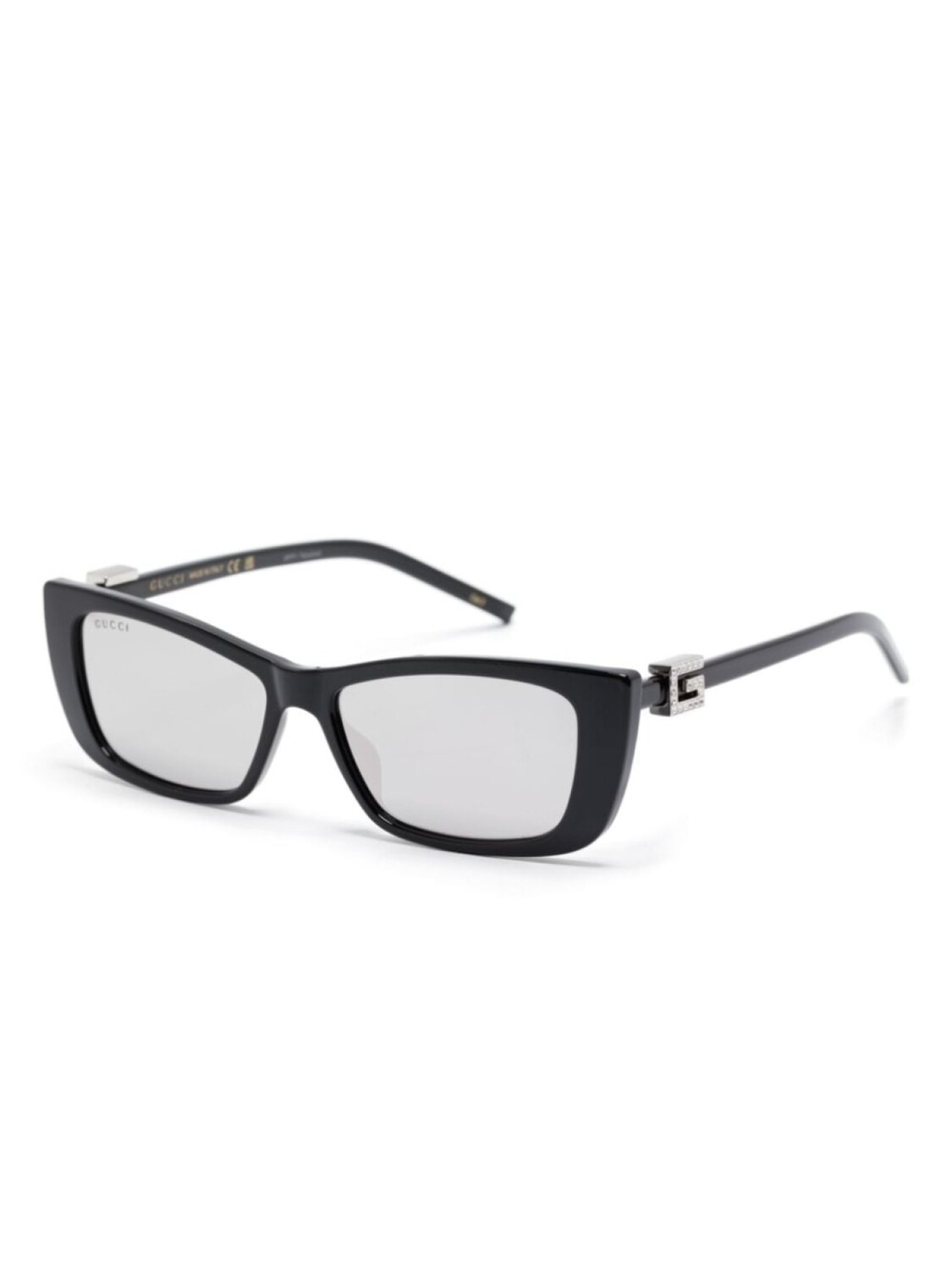 Солнцезащитные очки Gucci Eyewear «кошачий глаз», черный — фото 2