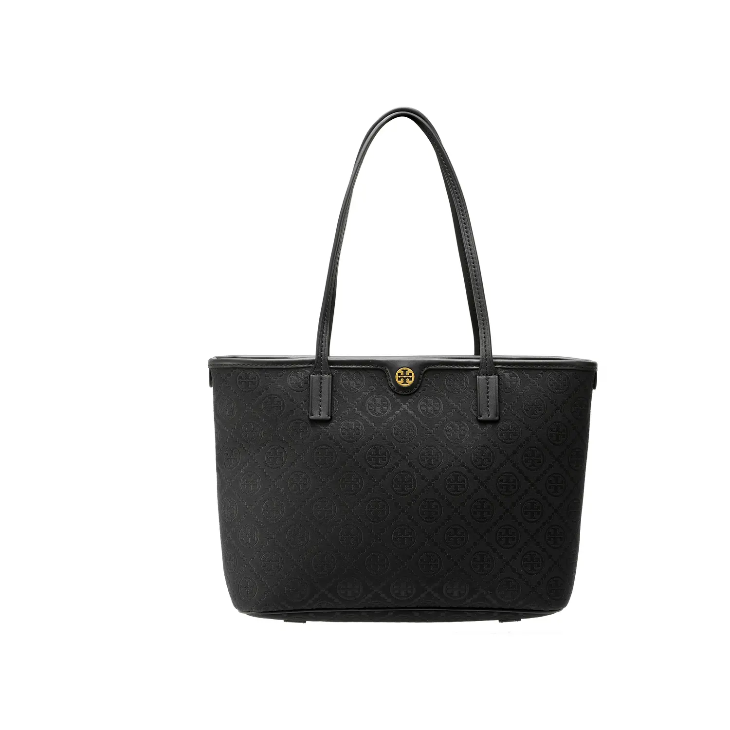 

TORY BURCH Монограмма из ткани с телячьей кожей сумка тоут