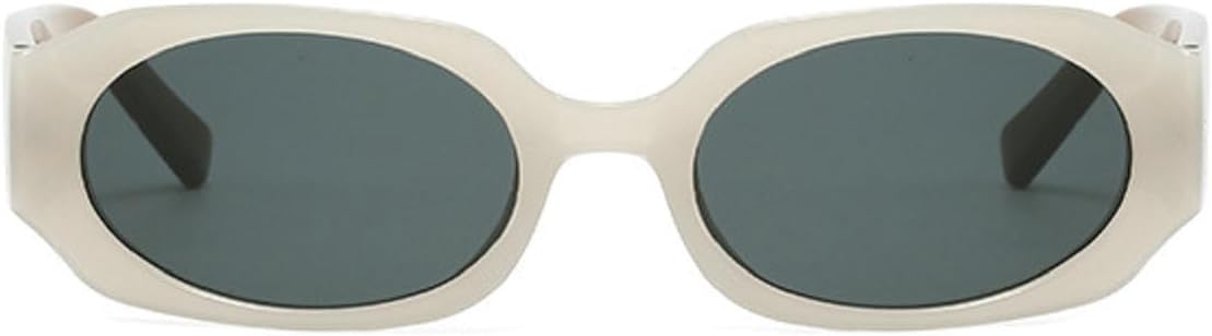 

Модные маленькие квадратные женские солнцезащитные очки в стиле ретро с заклепками, мужские сине-зеленые солнцезащитные очки с защитой от УФ-излучения UV400 279 Melrose, Beige