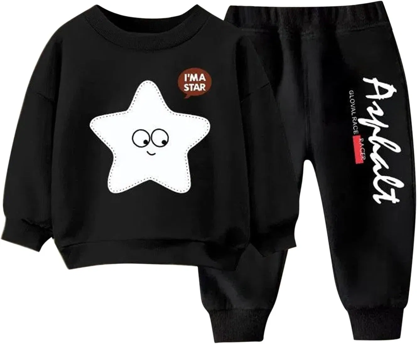 Детский спортивный костюм 2 предмета K-433 Black Boy Girl