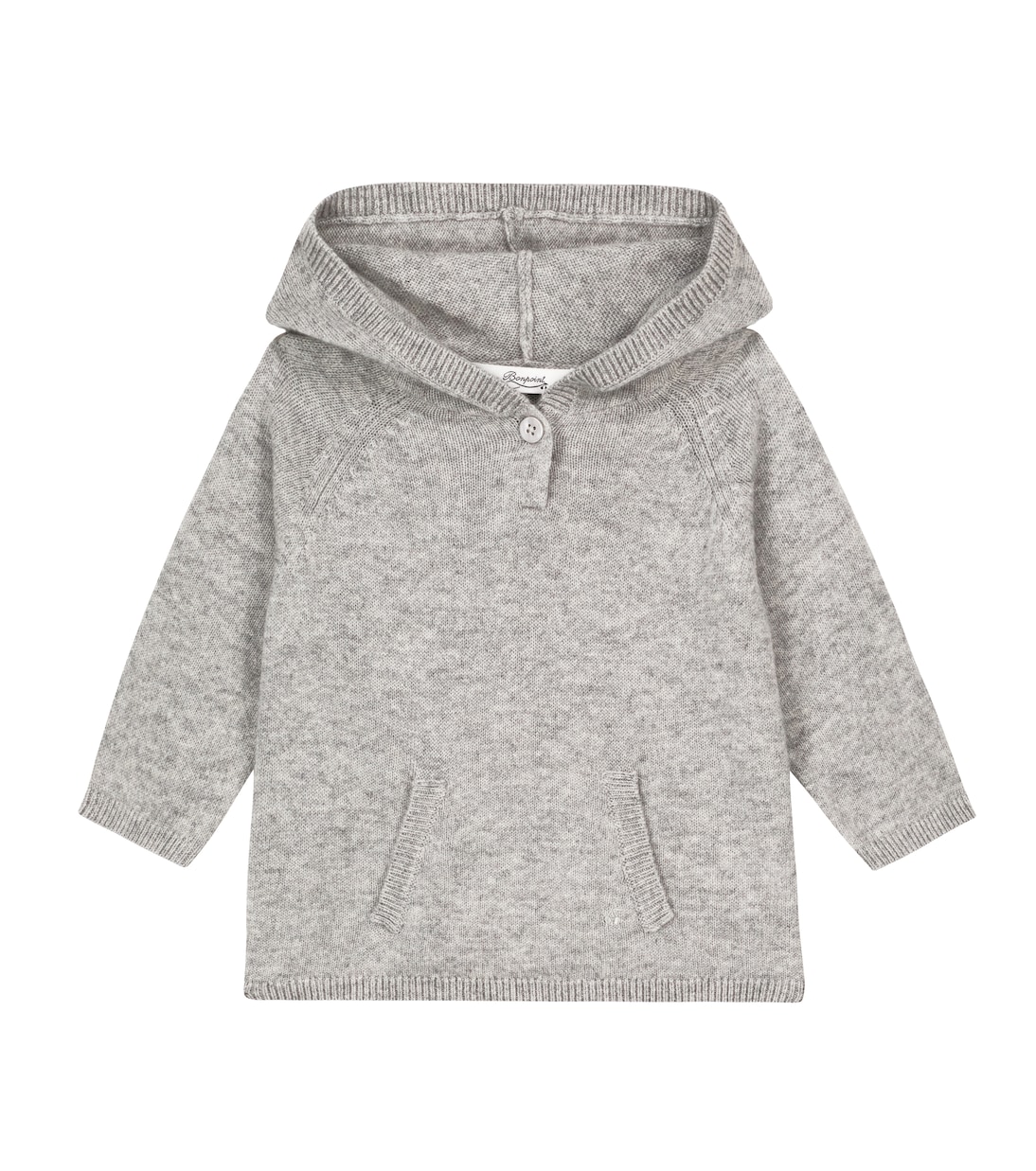 

Кашемировый худи для малышей Bonpoint, Grey Chine C.