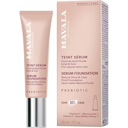 

Сыворотка для лица Radiance & Care Fluid Foundation Регулируемое покрытие Mavala