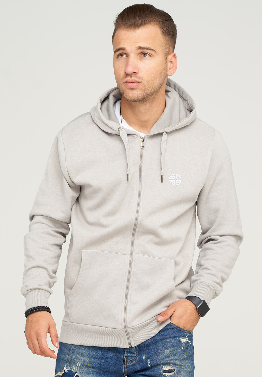 

Толстовка SOULSTAR Kapuzenjacke BUDAPEST, светло серый
