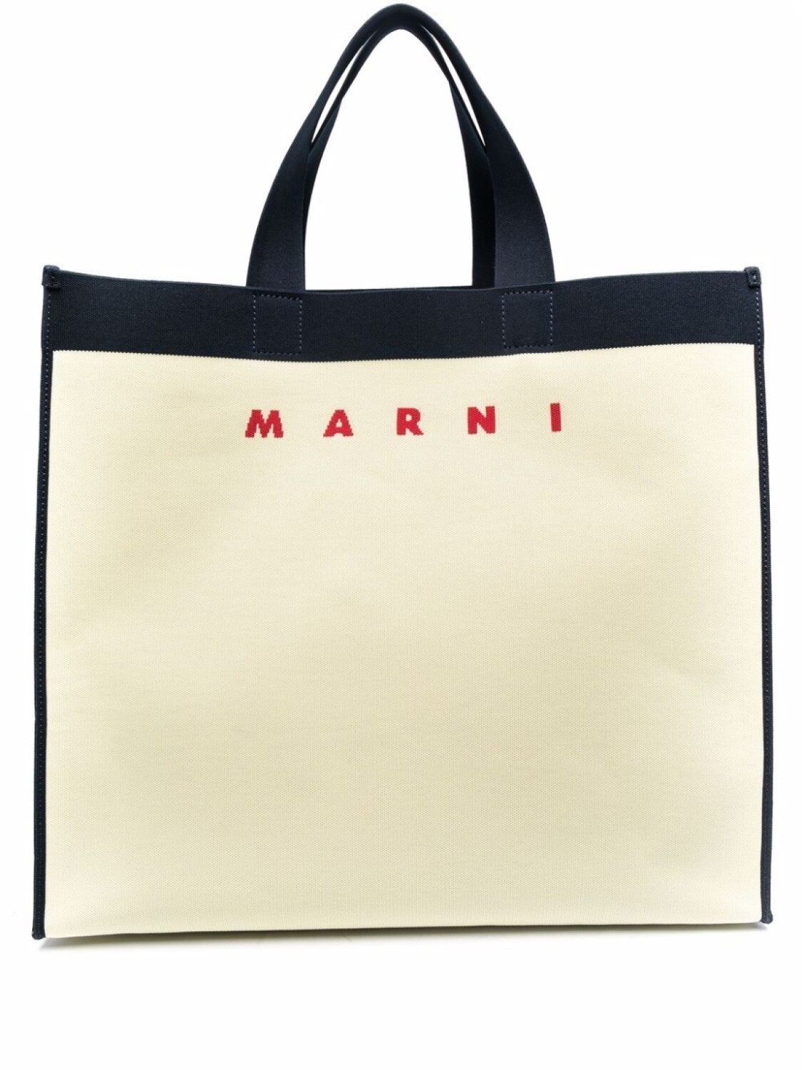 

Marni сумка-тоут с логотипом, нейтральный цвет