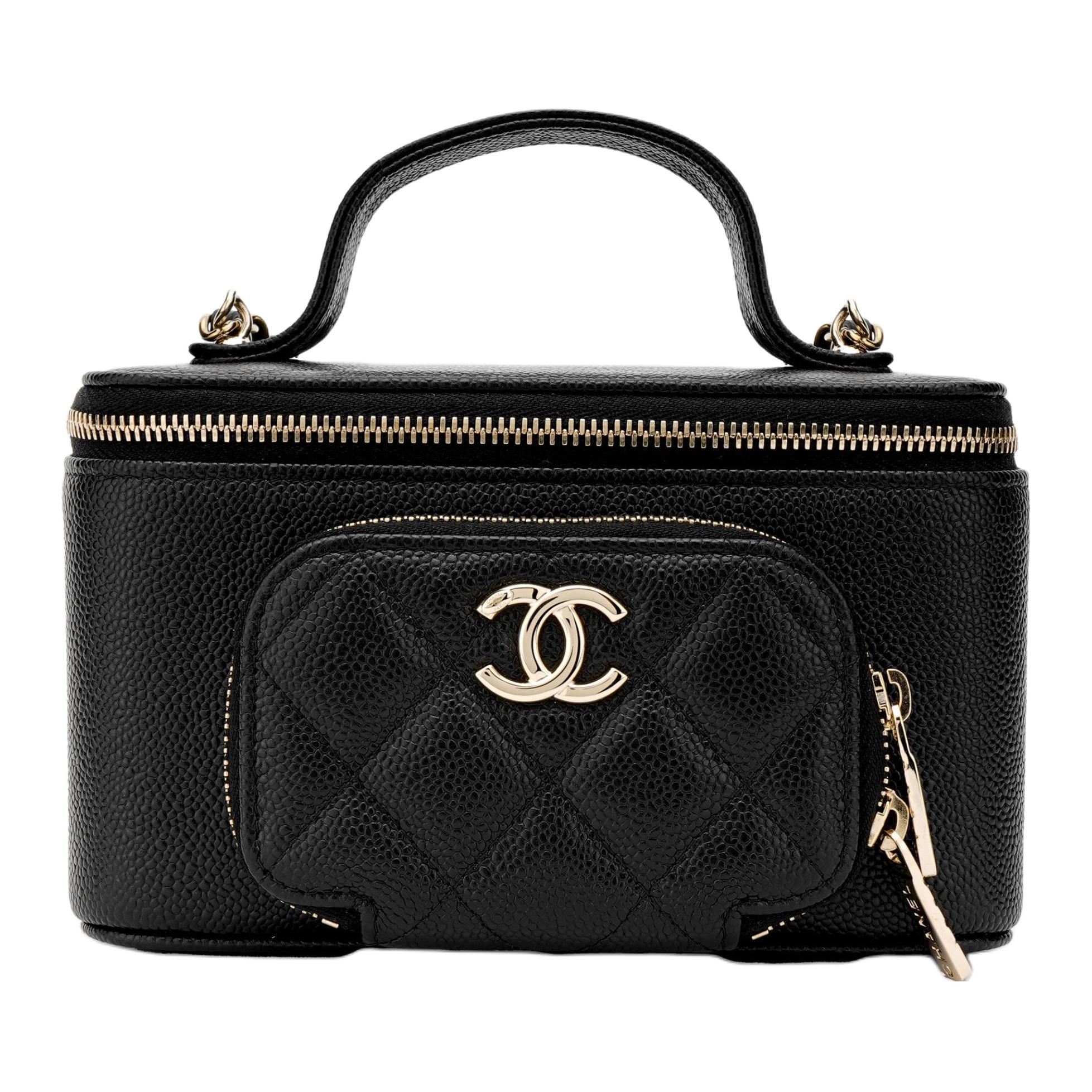 

CHANEL Косметичка из личи зернистой телячьей кожи