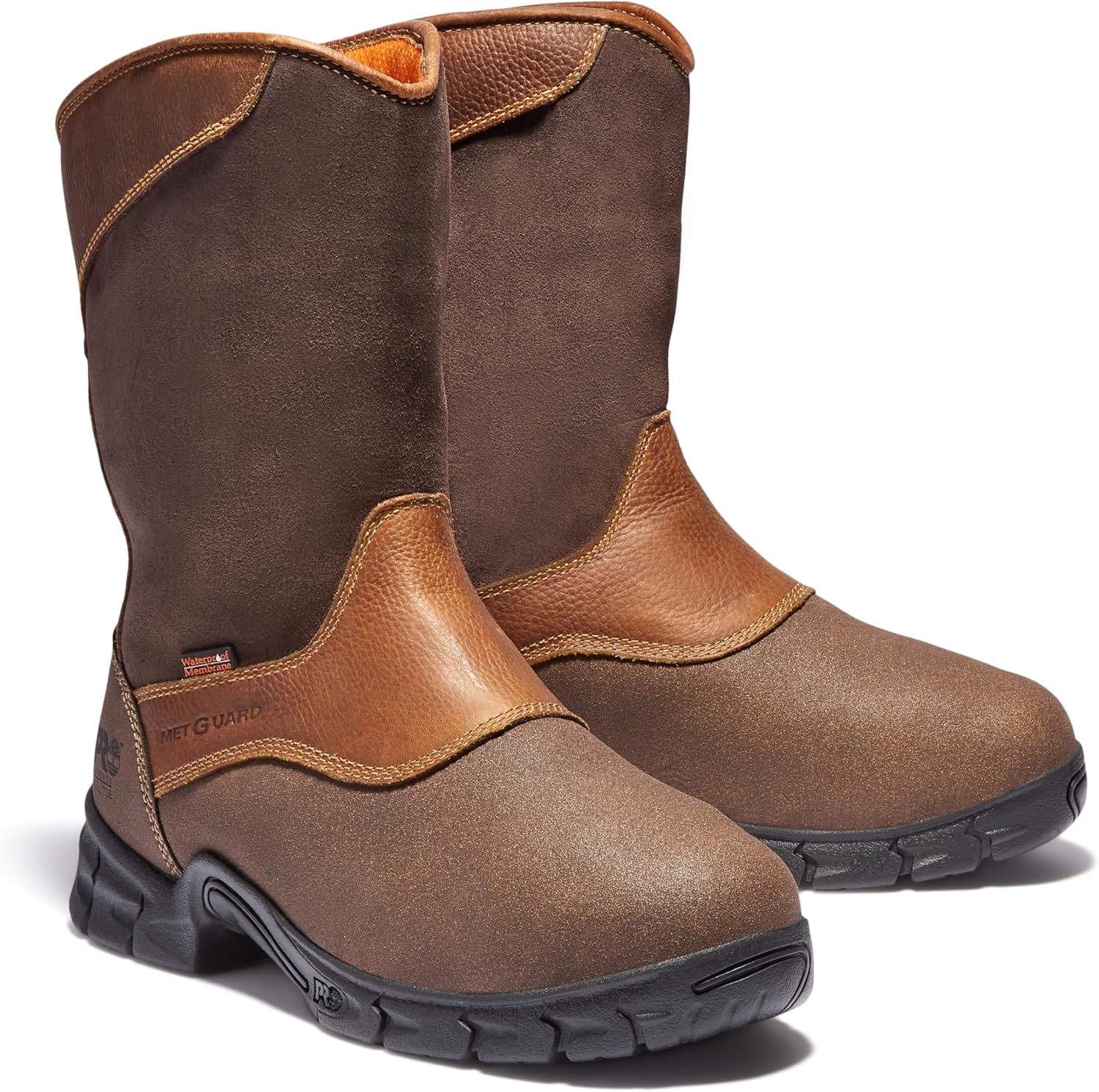 Timberland PRO мужские рабочие ботинки Excave с внутренней защитой плюсны, стальным носком, водонепроницаемые, Brown-2024 New — фото 2