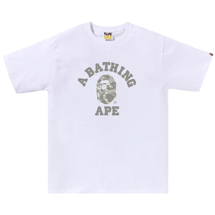 

Футболка BAPE City Camo College Tee, белый