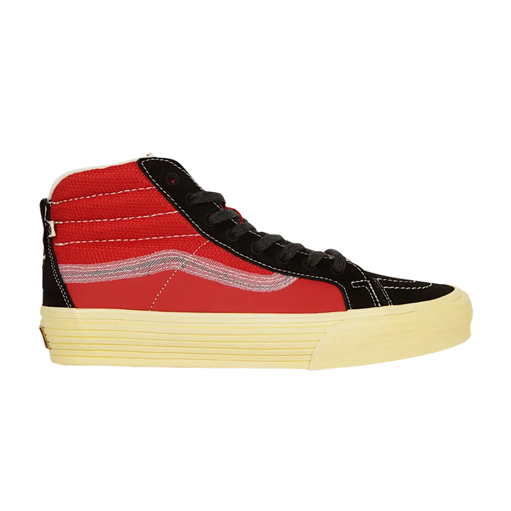 Кроссовки Sk8-Hi Notchback Split VR3 LX Vans, красный