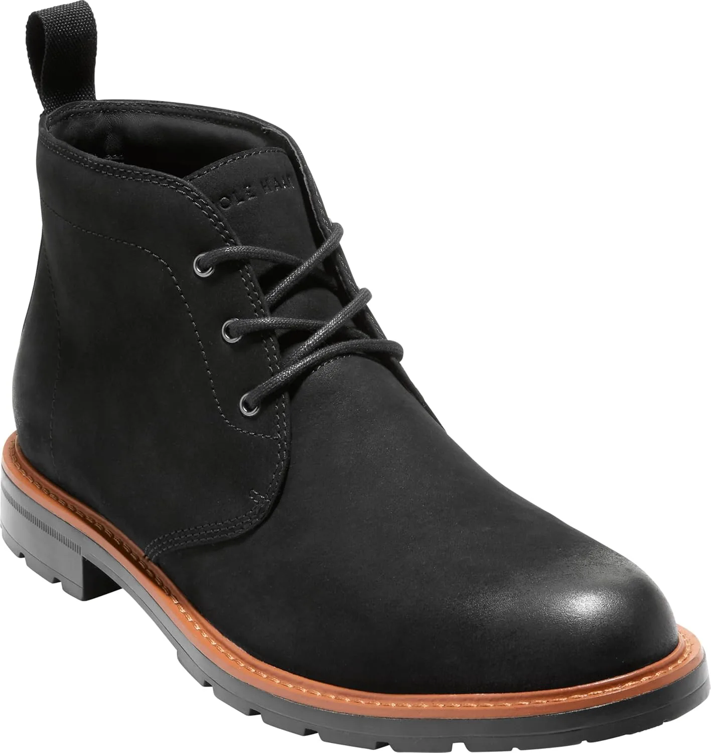 Мужские ботинки Cole Haan Chamberlin Grand Chukka, черный — фото 4