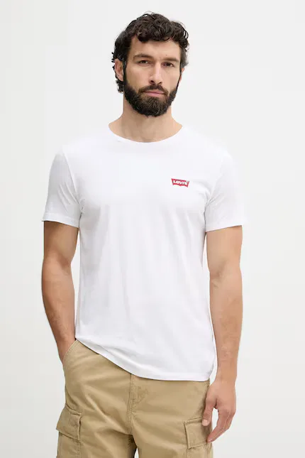 Футболка хлопковая 2 шт Levi's, белый