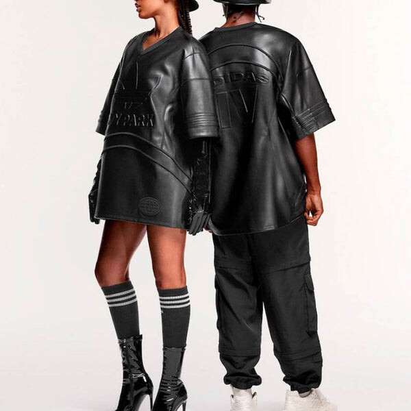 Футболка x ivy park с коротким рукавом модная футболка Adidas, черный — фото 4