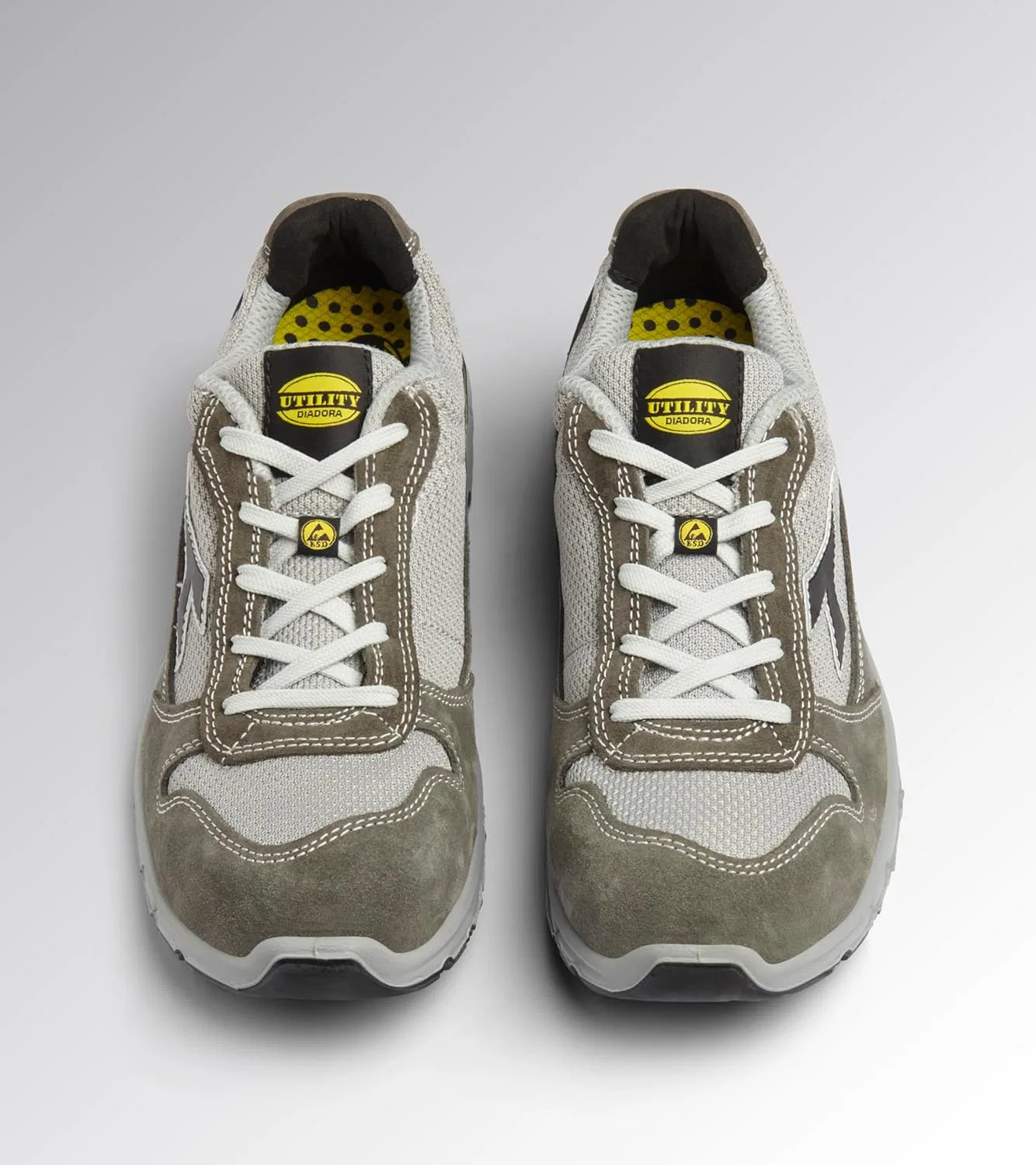 Рабочие кроссовки Utility Diadora - низкие рабочие кроссовки Run Text Low S1P SRC ESD для мужчин и женщин, C0493 Castle Rock Aluminium — фото 2