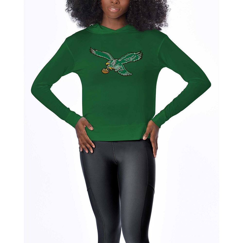 

Женский пуловер с капюшоном Certo Kelly Green Philadelphia Eagles Gridiron Classics Rundown, цвет Eag Green