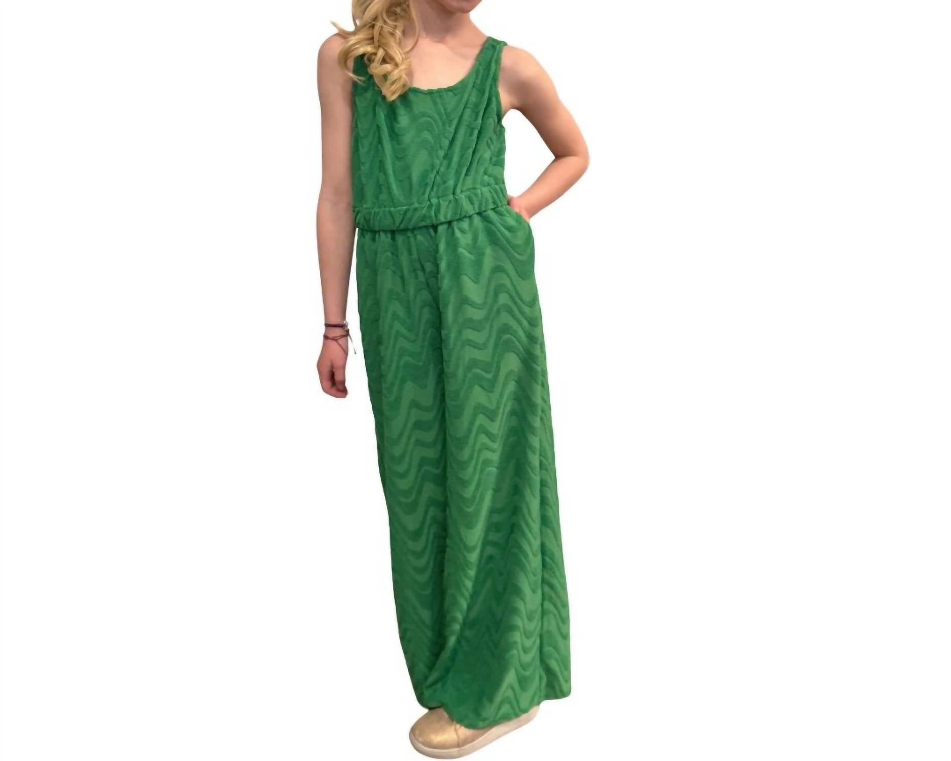 

Детское безрукавное комбинезон в цвете келли Erge, зеленый