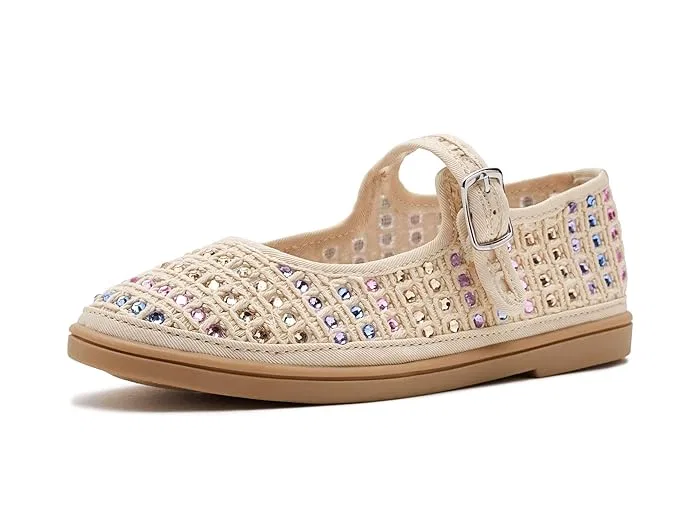 Туфли балетки с ромбовидным узором Roree Steve Madden Kids, Natural