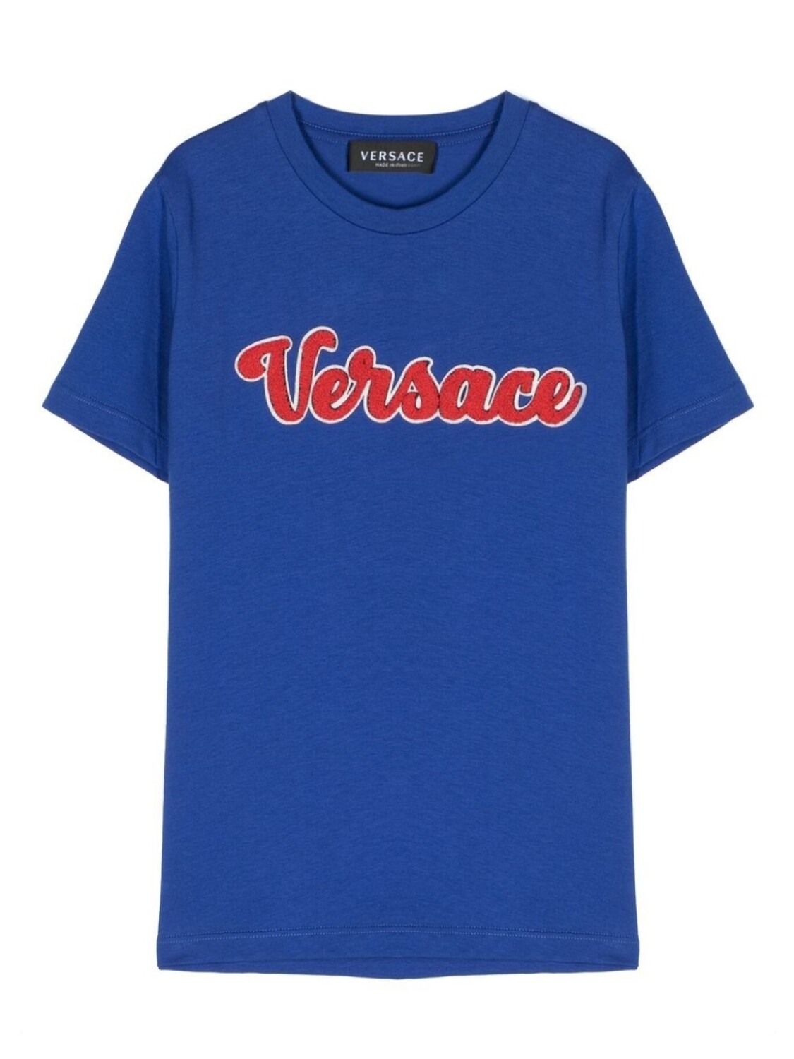 

Versace Kids футболка с логотипом, синий