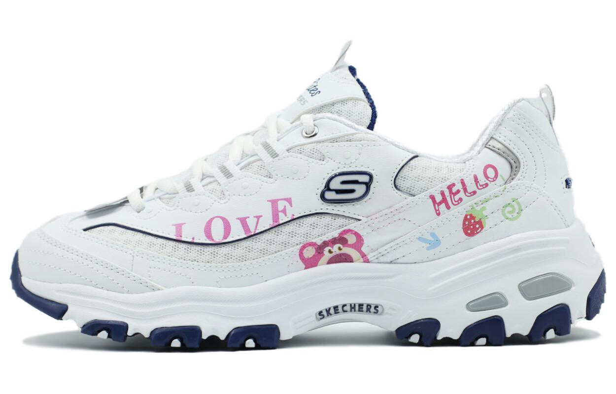 

Кроссовки для бега серии D"LITES женские с низким верхом белого цвета Skechers