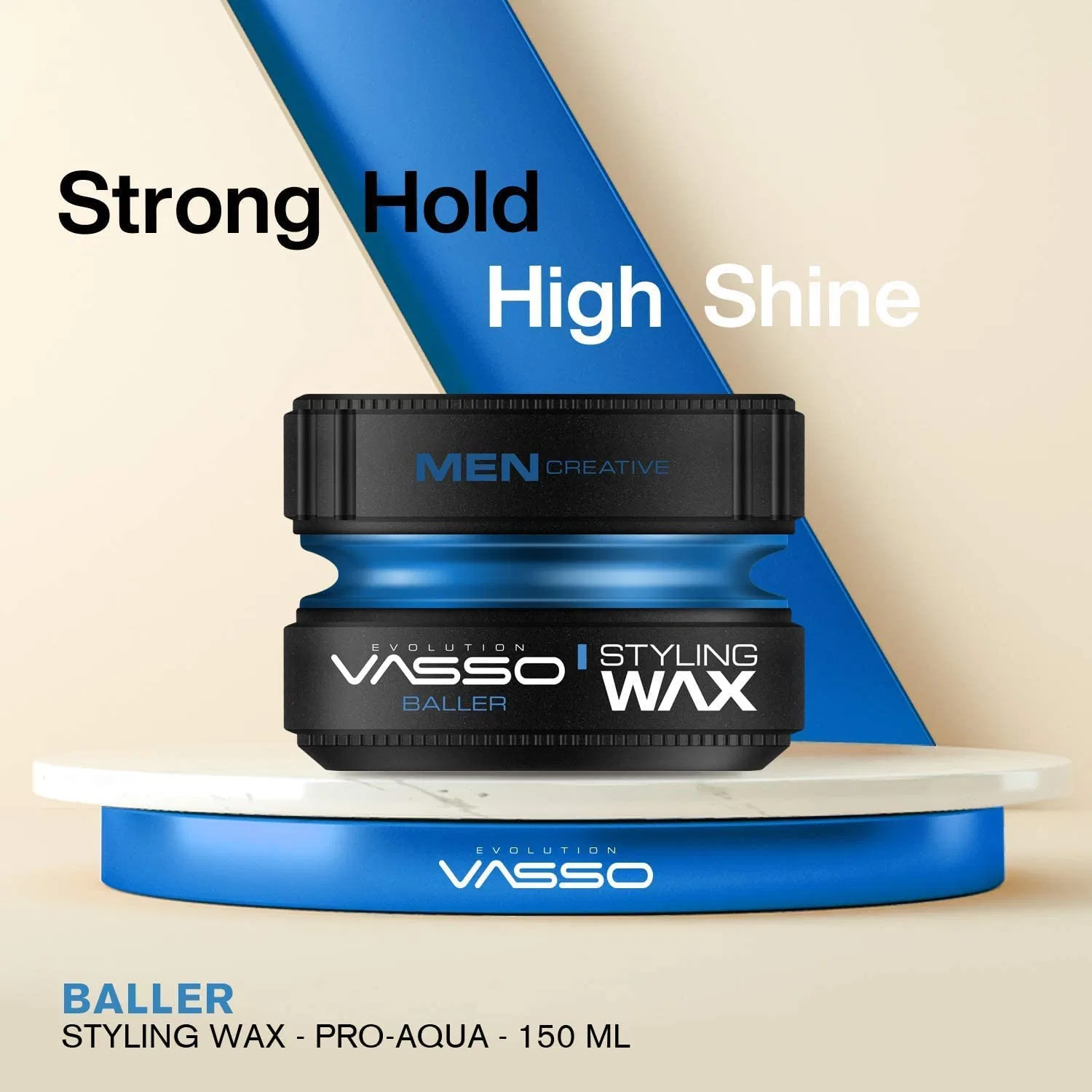 Гель-воск для укладки волос Vasso Pro-Aqua Baller Water Based, 150 мл Vasso — фото 2