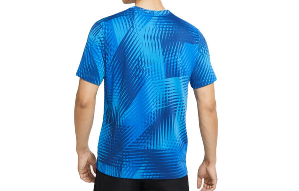 Футболка dri fit смешанные эстафеты бег Nike, синий — фото 2