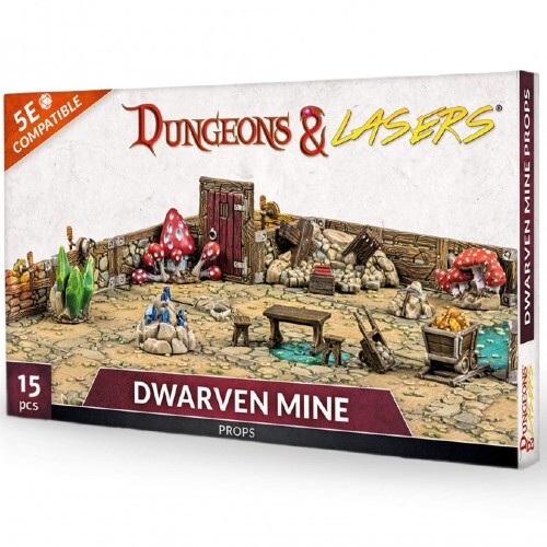 

Фигурки Dungeons And Lasers: Dwarven Mine Props