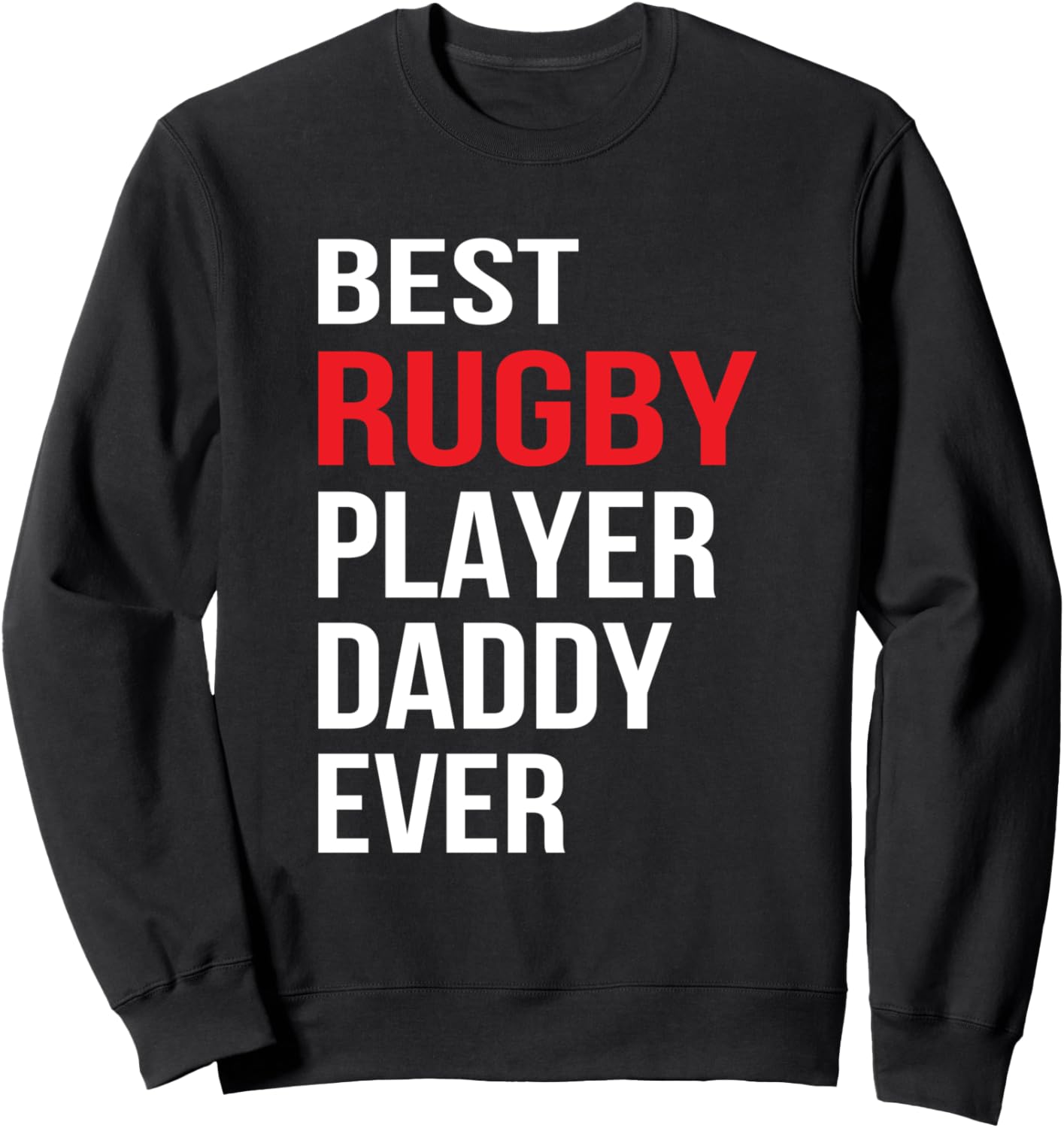

Лучший папа-регбист на свете - Толстовка с надписью Папа-регбист Rugby Player Daddy Rugby Dad, черный