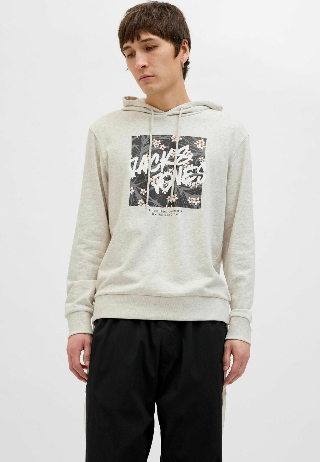 

Толстовка JJHAWAII SHAPE con cappuccio Jack & Jones, слоновая кость