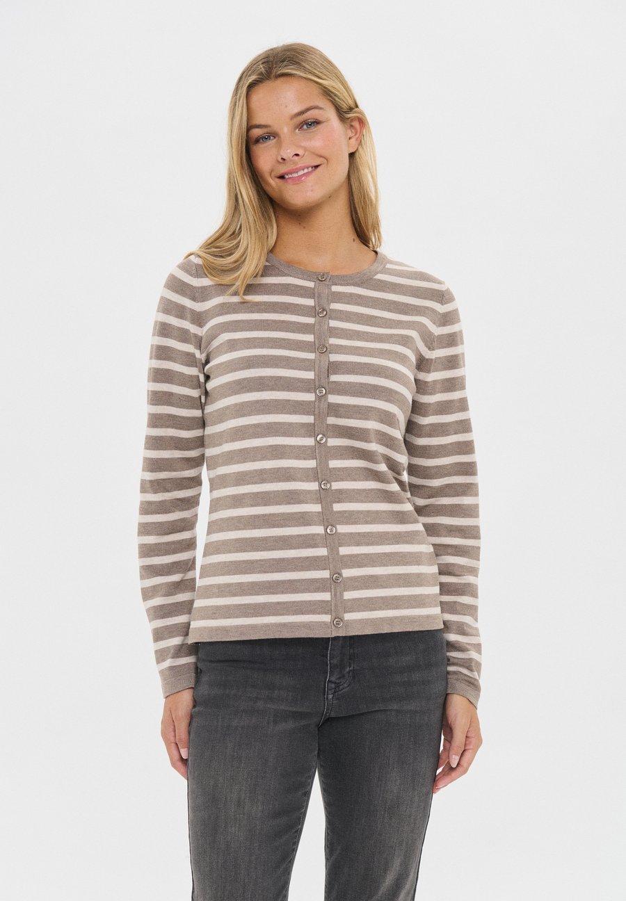 

Кардиган Saint Tropez MILASZ STRIPED, Atmos Gray Morn Stripe/Taupe