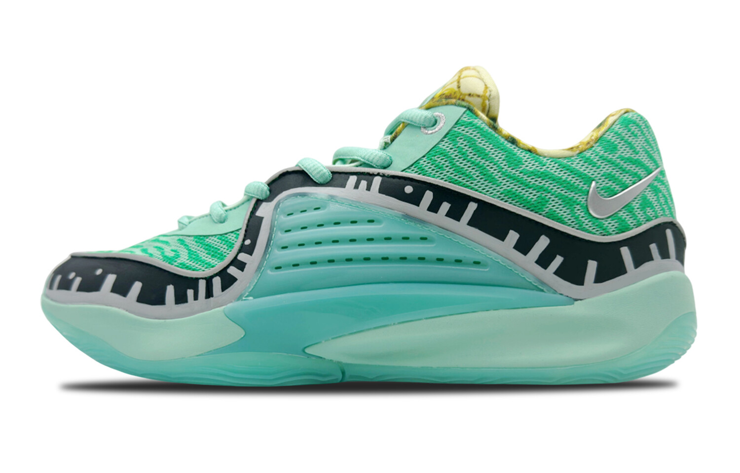 

Баскетбольные кроссовки KD 16 мужские с низким верхом серо-коричневые Nike