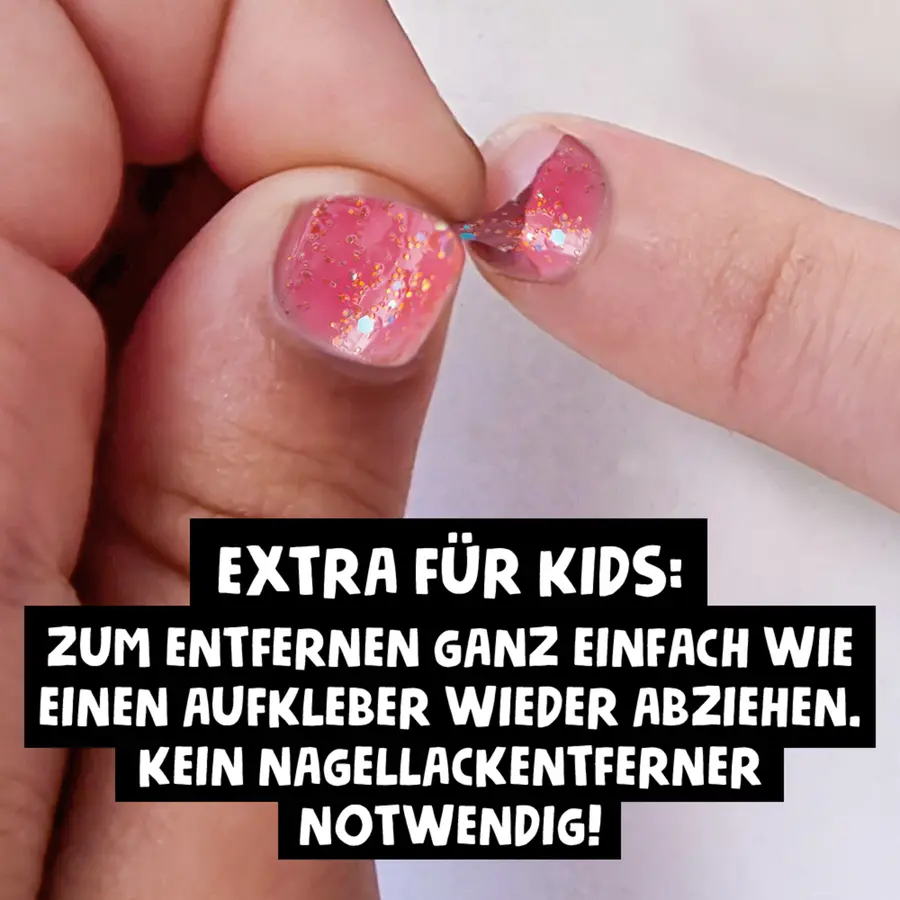 Лак для ногтей MINICO Peel-Off Nagellack 05 Glitzer Pink — фото 3