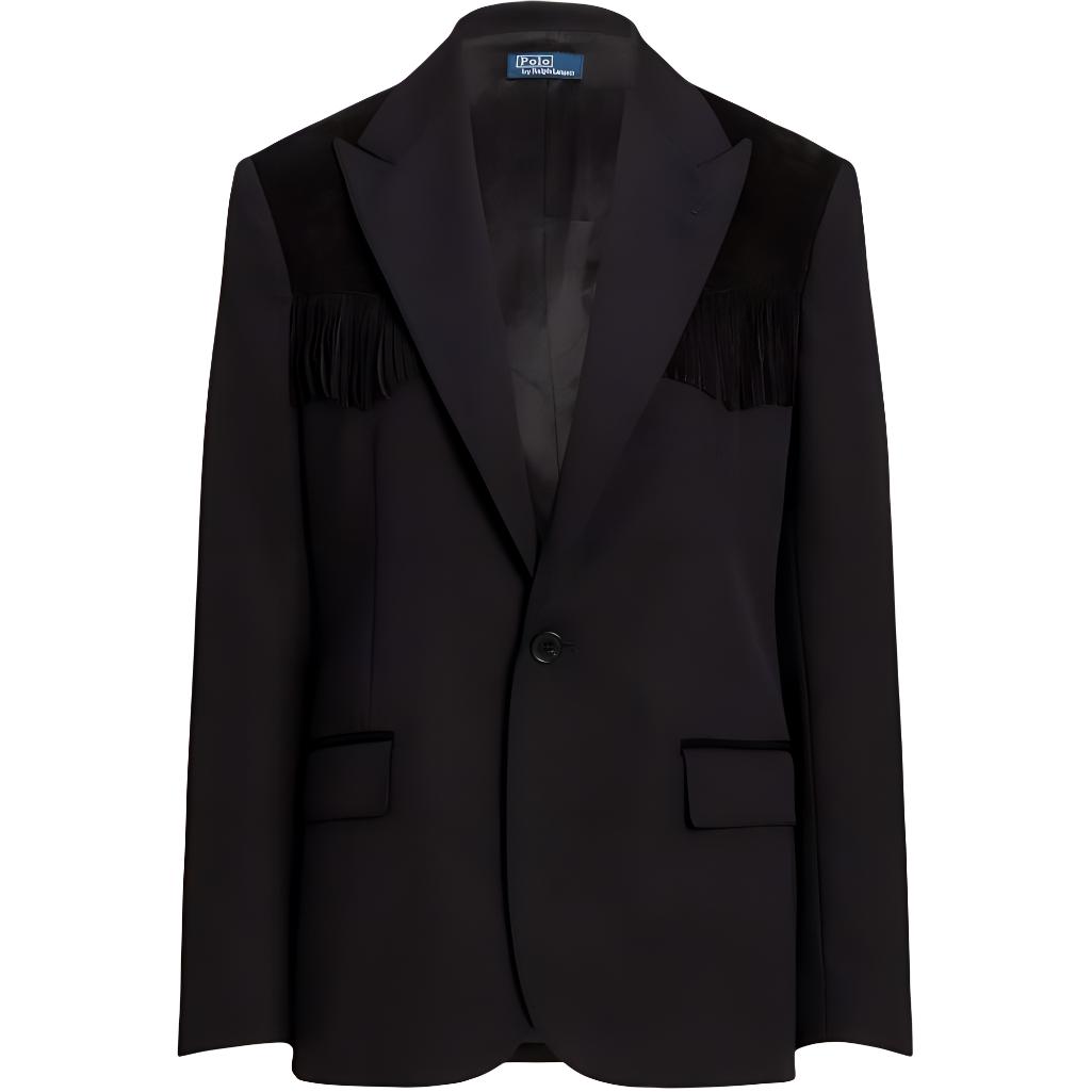 Polo Ralph Lauren Куртка-пиджак SS24 Business Suit для женщин, черная — фото 3