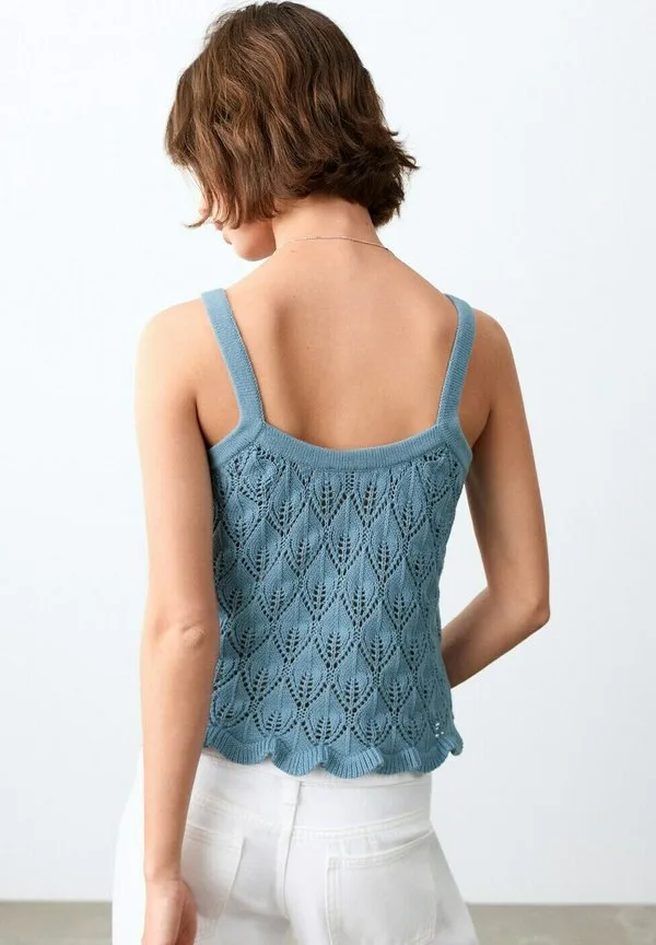 Подростковый топ Mango Kids, Blue — фото 3