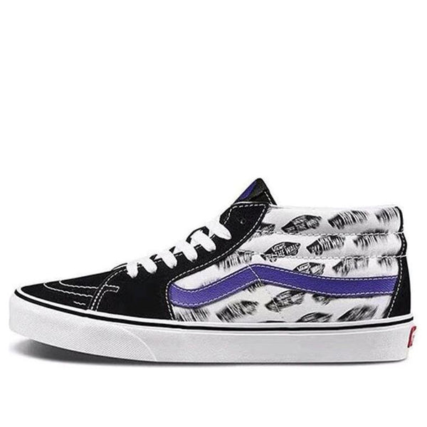 

Кроссовки sk8-mid 'blur boards' Vans, черный