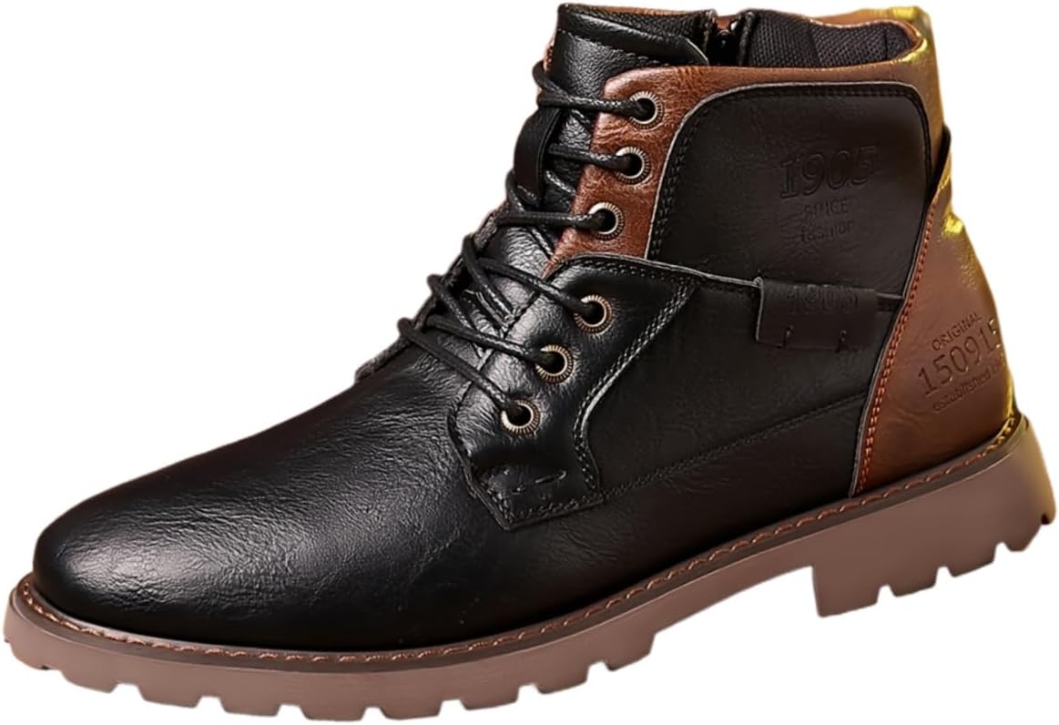 

Мужские стильные повседневные ботинки Fusecottc, удобные для ежедневного использования и ношения в офисе, черный